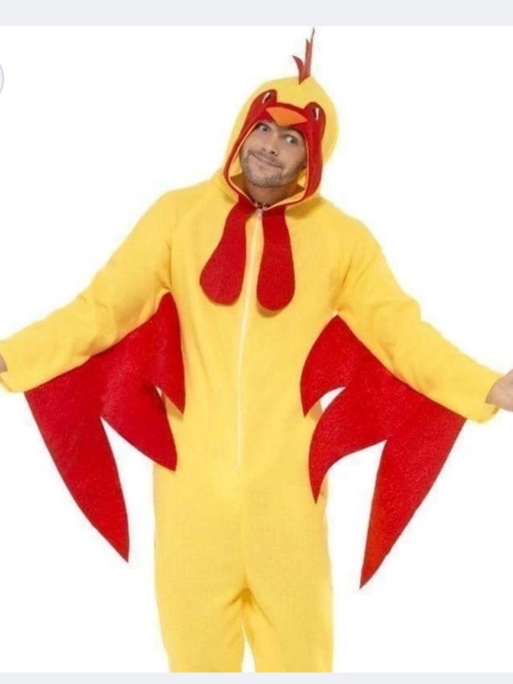 New Chicken Costume Onesie - Halloween. Couple idea. Farmer, colonel sanders